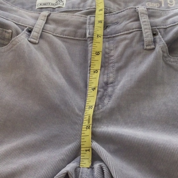 Corduroy Jeans by Gap Color washed lavender size 28. #45 - Picture 5 of 8